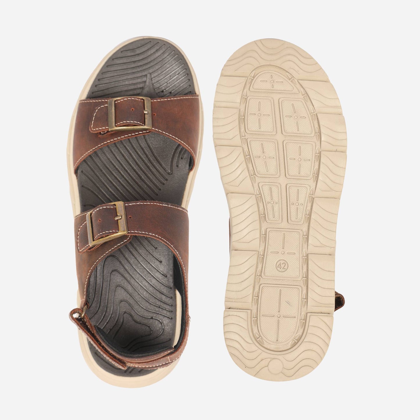 Vega Floater Sandals - Red Tan