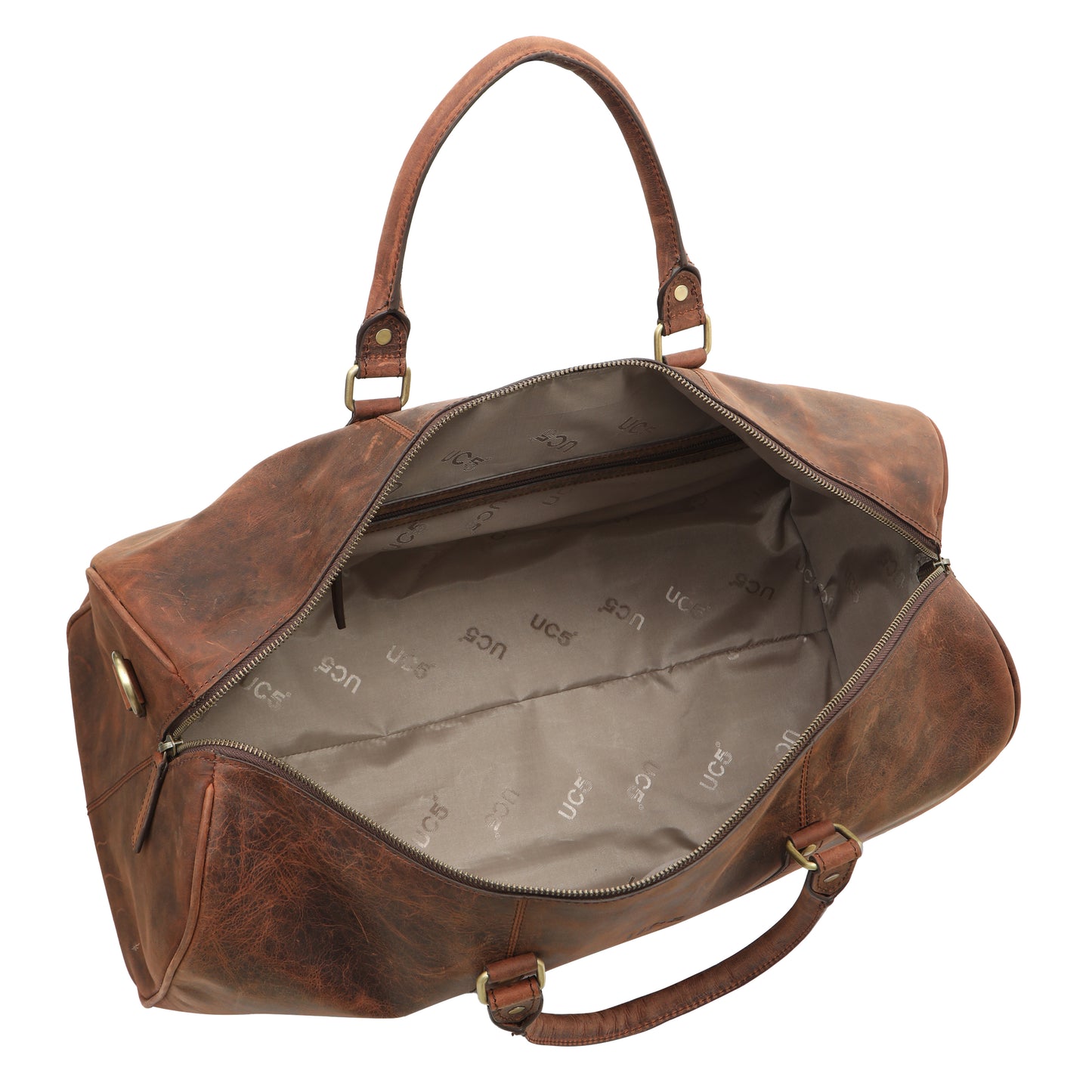 Fujin Duffle Bag - Red Tan