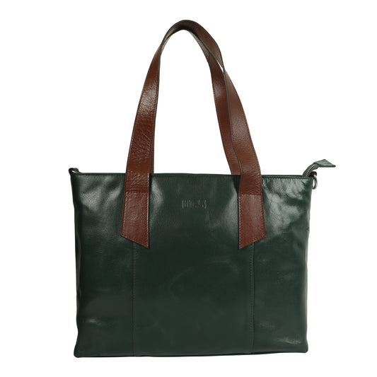 Alya Work Tote - Bistro Green