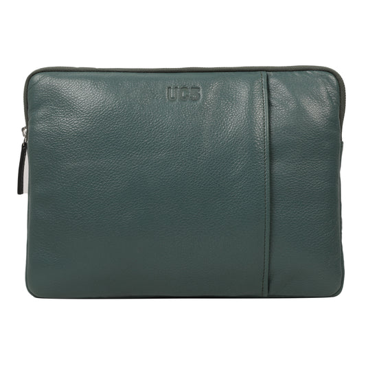 Blaze Leather Laptop Sleeve - Green Gables